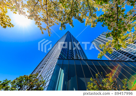 東京都江東區豐洲的城市景觀 City Towers Toyosu The Twin 東京都江東區豐洲的城市景觀 City Towers Toyosu The Twin 89457996