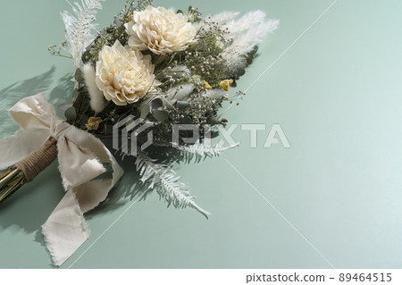 Bouquet of dried flowers 89464515