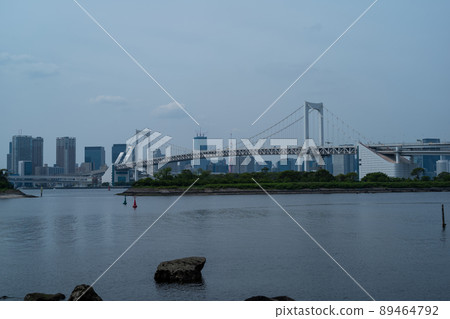 Rainbow Bridge from Odaiba 89464792