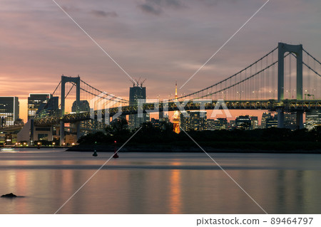 Rainbow Bridge from Odaiba 89464797