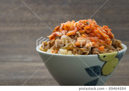 Kimchi beef bowl large serving 89464884