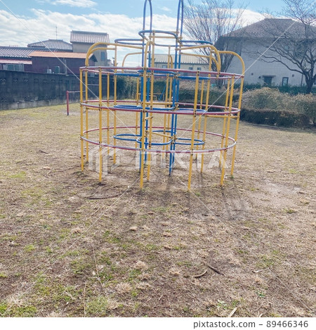 擁有懷舊公園風景的叢林健身房 擁有懷舊公園風景的叢林健身房 89466346