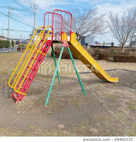 Nostalgic park landscape slide Nostalgic park landscape slide 89466350