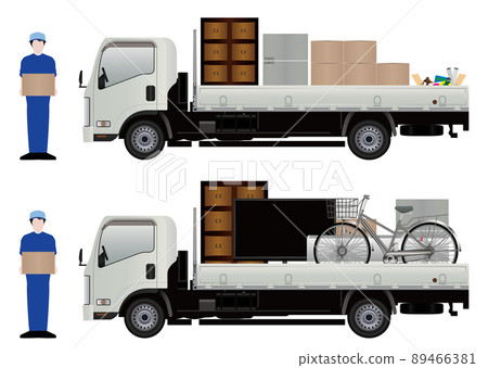 Waste and trucks Waste and trucks 89466381
