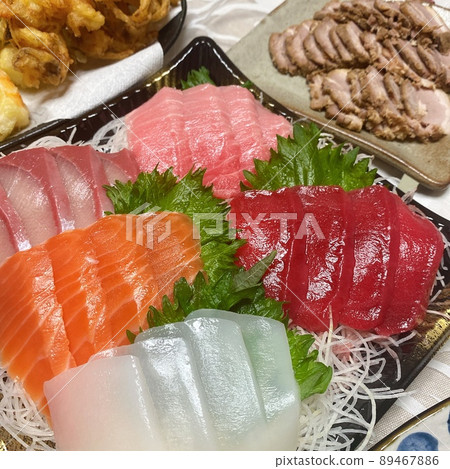 手捲壽司生魚片 手捲壽司生魚片 89467886