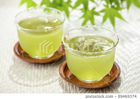 冷綠茶綠茶夏日形象 冷綠茶綠茶夏日形象 89469374