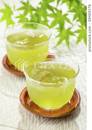 冷綠茶綠茶夏日形象 冷綠茶綠茶夏日形象 89469376