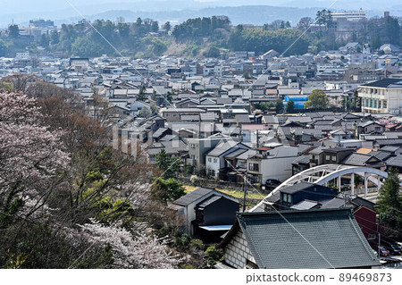櫻花盛開的金澤風景 櫻花盛開的金澤風景 89469873