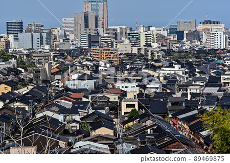 Scenery of Kanazawa where cherry blossoms bloom Scenery of Kanazawa where cherry blossoms bloom 89469875