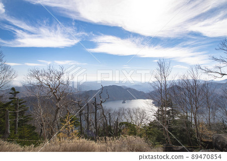 Scenery around Mt. Nantai seen while climbing 89470854