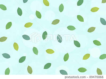 葉木葉植物樹手寫水彩風格插圖背景材料 10d 89470866