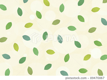 葉木葉植物樹手寫水彩風格插圖背景材料 10c 89470867