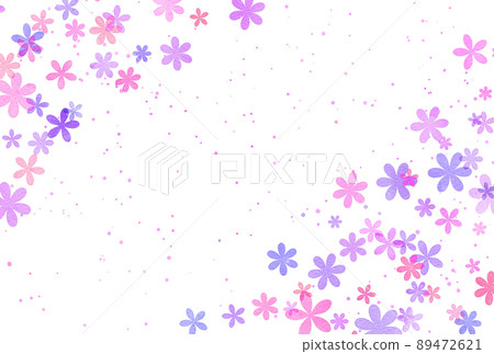 背景材料_watercolor_flower_pink 背景材料_watercolor_flower_pink 89472621