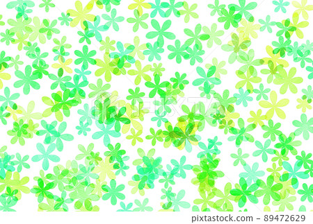 背景材料_水彩_花卉_黃綠色 89472629