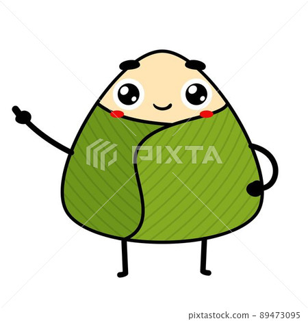 Chinese traditional festival dragon boat festival dragon Zongzi hand drawn illustration 89473095