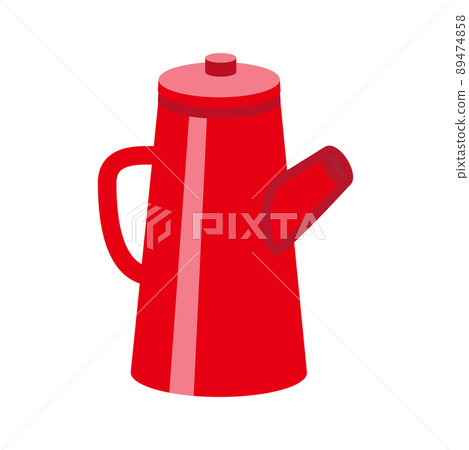 Red kettle 89474858
