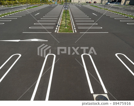 Large parking lot Large parking lot 89475916