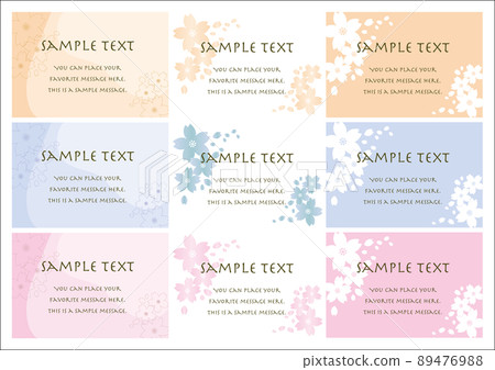 Sakura message card Sakura message card 89476988