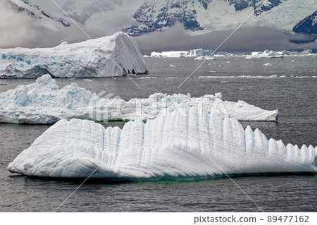 Antarctica - Pieces Of Floating Ice - Global Warming Antarctica - Pieces Of Floating Ice - Global Warming 89477162