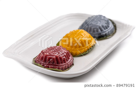 Nyonya angku kueh is traditional food prepared during festive celebration in Malaysia. Also known as red tortoise cake. 89479191