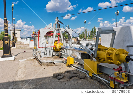 Hydro electric actuator for lift safety rope 89479908