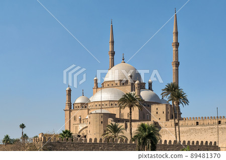 The great Mosque of Muhammad Ali Pasha (Alabaster Mosque), situated in the Citadel of Cairo, Egypt The great Mosque of Muhammad Ali Pasha (Alabaster Mosque), situated in the Citadel of Cairo, Egypt 89481370