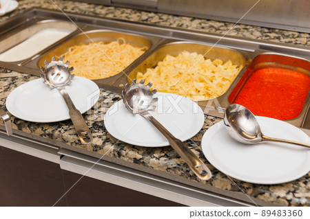 Buffet in the hotel restaurant. 89483360