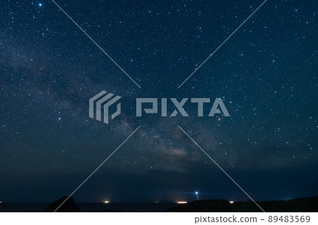 Milky Way over the lighthouse 89483569