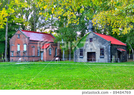 北海道，北海道大學，札幌農業學校第二農場，內襯牛奶加工廠和窯，札幌市 89484769