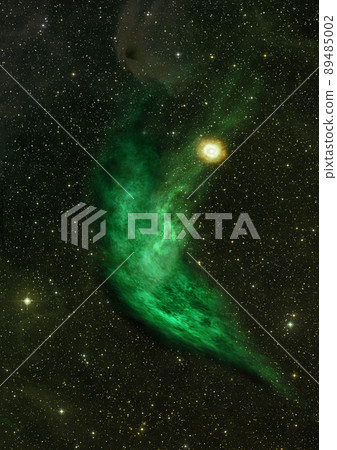 Star field in space and a nebulae Star field in space and a nebulae 89485002