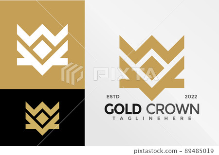 Letter W Crown Logo Design Vector illustration template Letter W Crown Logo Design Vector illustration template 89485019