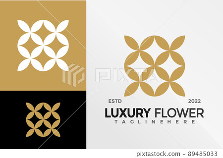 Luxury Flower Logo Design Vector illustration template Luxury Flower Logo Design Vector illustration template 89485033