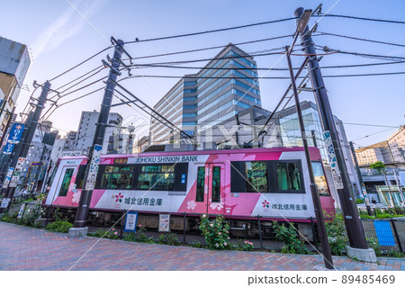 日本東京城市景觀,如大塚站和都電荒川線 日本東京城市景觀,如大塚站和都電荒川線 89485469