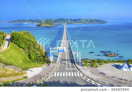 山口縣下關市Kakushima橋 山口縣下關市Kakushima橋 89485994