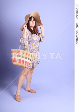 Chubby Asian Woman 89486422