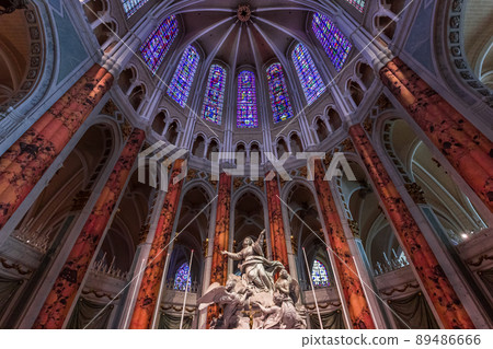 Cathedral of Our Lady of Chartres , France, interiors 89486666