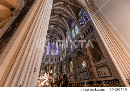 Cathedral of Our Lady of Chartres , France, interiors 89486729