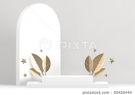 The Stage podium for products decoration suitable .3D rendering The Stage podium for products decoration suitable .3D rendering 89488444