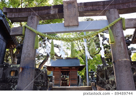 久留米市由美頭神社的鳥居 久留米市由美頭神社的鳥居 89489744
