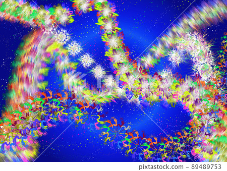 Flower ribbon 89489753