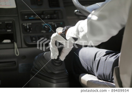 Image of minibus driver's seat Image of minibus driver's seat 89489934