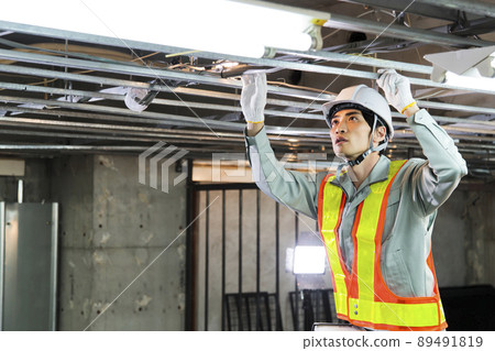 Construction real estate design construction engineer electrical work 89491819