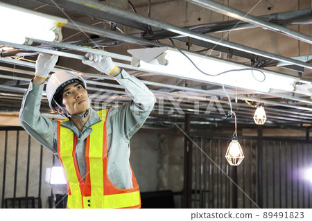 Construction real estate design construction engineer electrical work 89491823