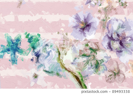 Elegant and beautiful flower illustration 89493338