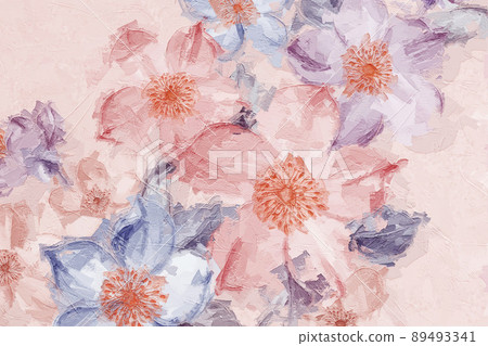 Elegant and beautiful flower illustration Elegant and beautiful flower illustration 89493341