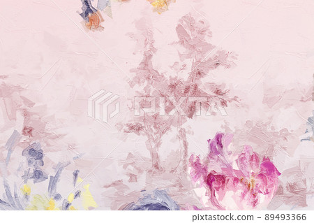 Elegant and beautiful flower illustration 89493366