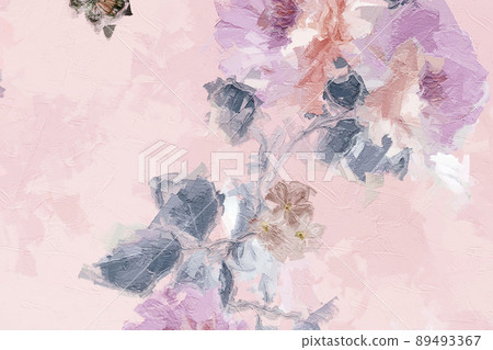 Elegant and beautiful flower illustration 89493367