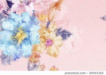 Elegant and beautiful flower illustration 89493368