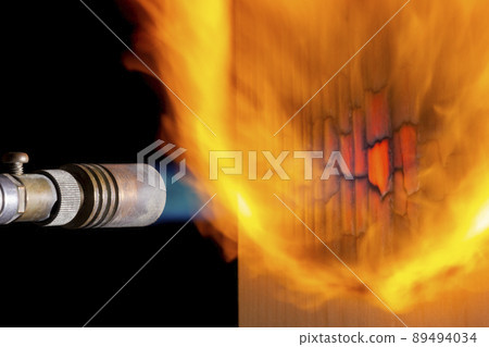 Combustion test, gas burner 89494034