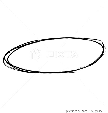 Hand Drawn Scribble Circle oval vector doodle illustration Hand Drawn Scribble Circle oval vector doodle illustration 89494598